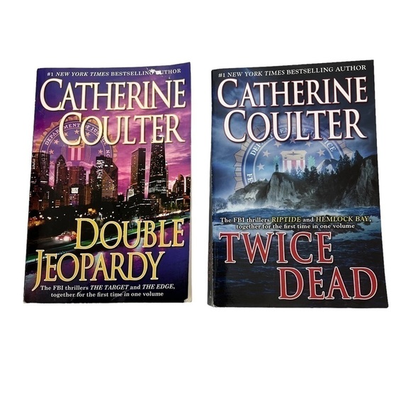 CATHERINE COULTER FBI Thriller Books Lot/2 Trade Paperbacks Suspense - Picture 1 of 6